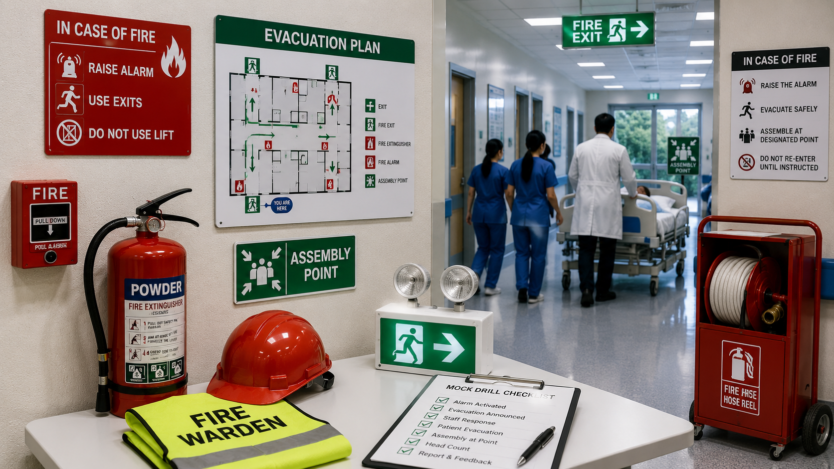 Fire Safety, Evacuation & Mock Drills